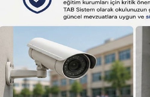 Okul kamera ve güvenlik sistemleri kurulumu